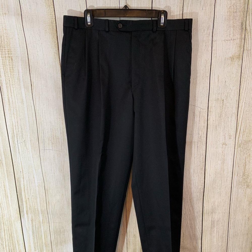 Ralph Lauren Mens Slacks 36 x 32 Black